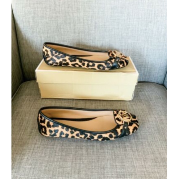 NIB Michael Kors Fulton Calf Hair Flats 45F6FUFR2H - Picture 9 of 11
